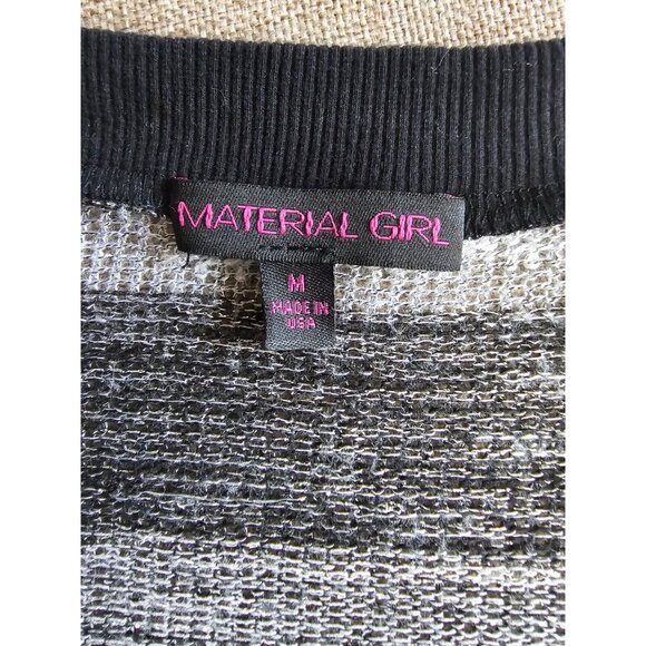 Material Cardigan Sweater Womens M Striped - Picture 9 of 15